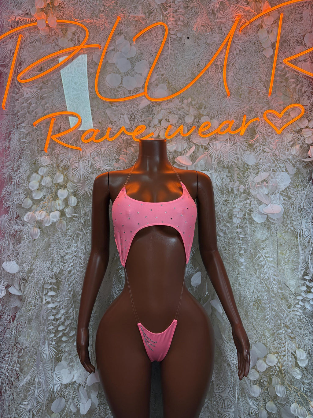 Coral Bodysuit - Exotic Dancewear for Performers, Raves, & Festival Clothing