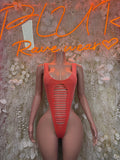 Coral Bodysuit - Exotic Dancewear for Performers, Raves, & Festival Clothing