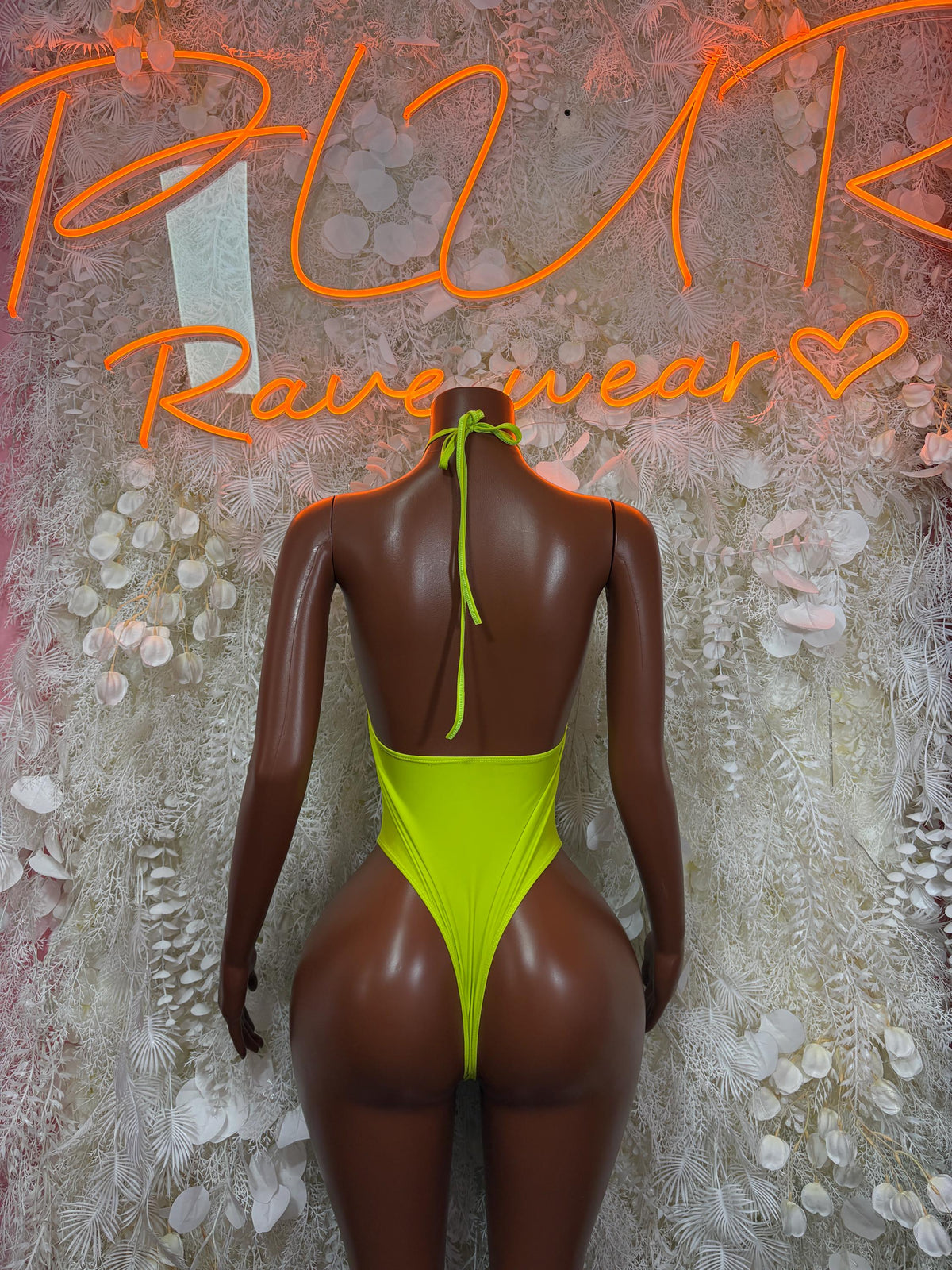 Rave Clothing Green Bodysuit - Exotic Dancewear for Performers, Raves, & Festival Clothing - image 2