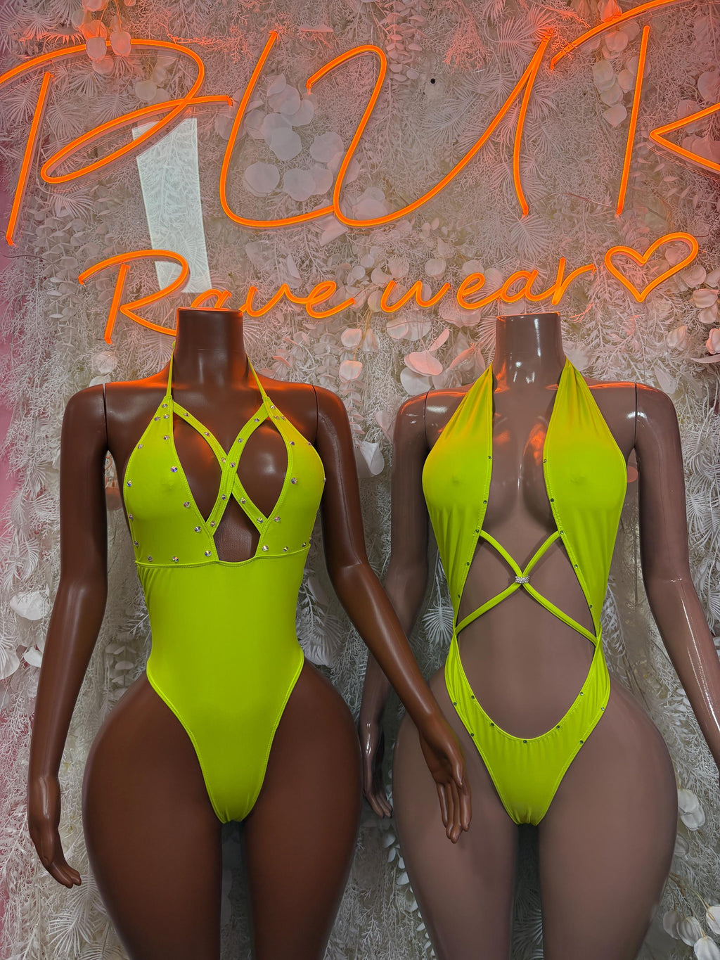 Rave Clothing Green Bodysuit - Exotic Dancewear for Performers, Raves, & Festival Clothing - image 3