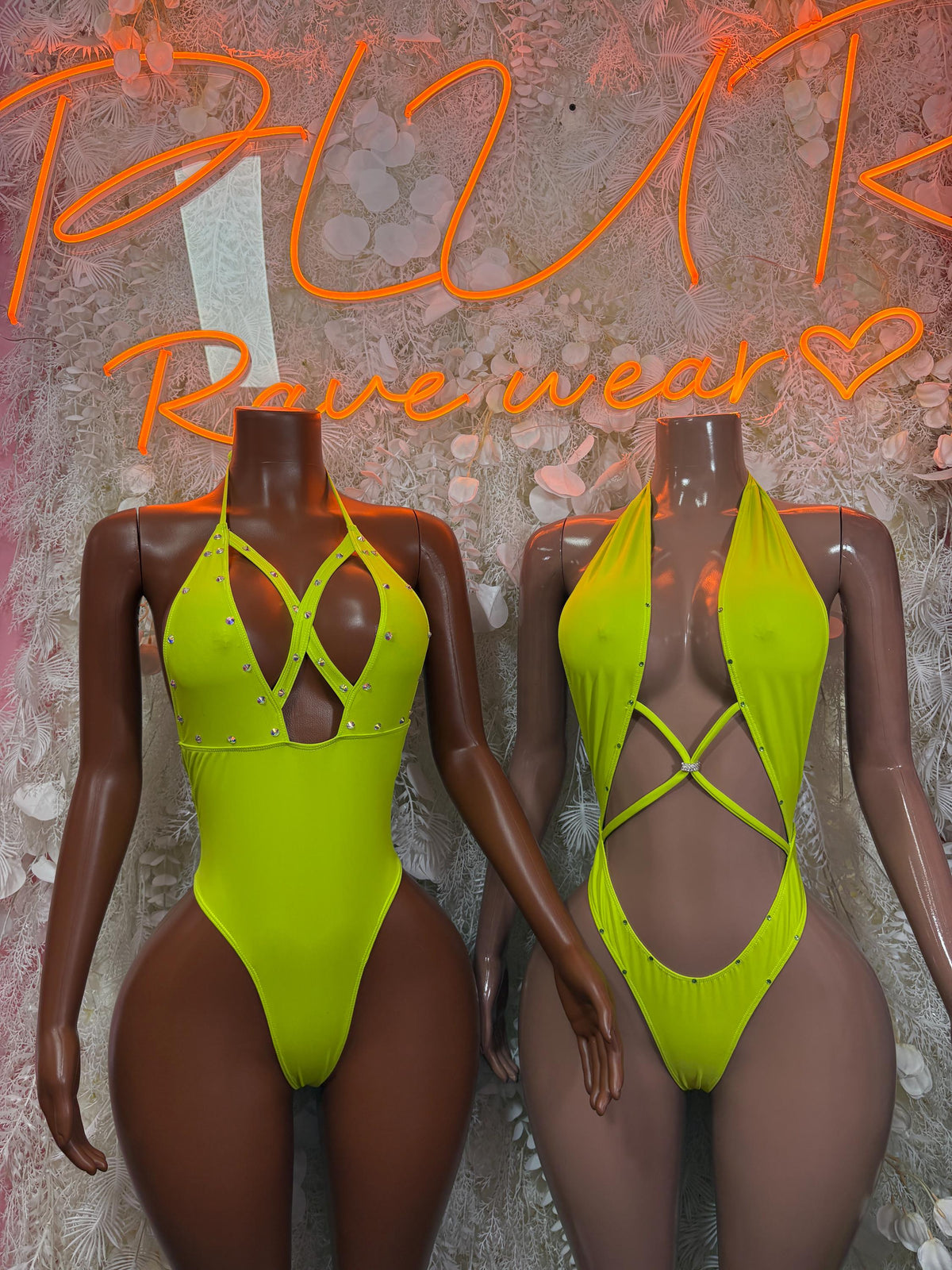 Rave Clothing Green Bodysuit - Exotic Dancewear for Performers, Raves, & Festival Clothing - image 3