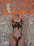 Tiger Print Bodysuit- Ravewear - Sexy Festival Outfit, Clubwear, Performance Costume