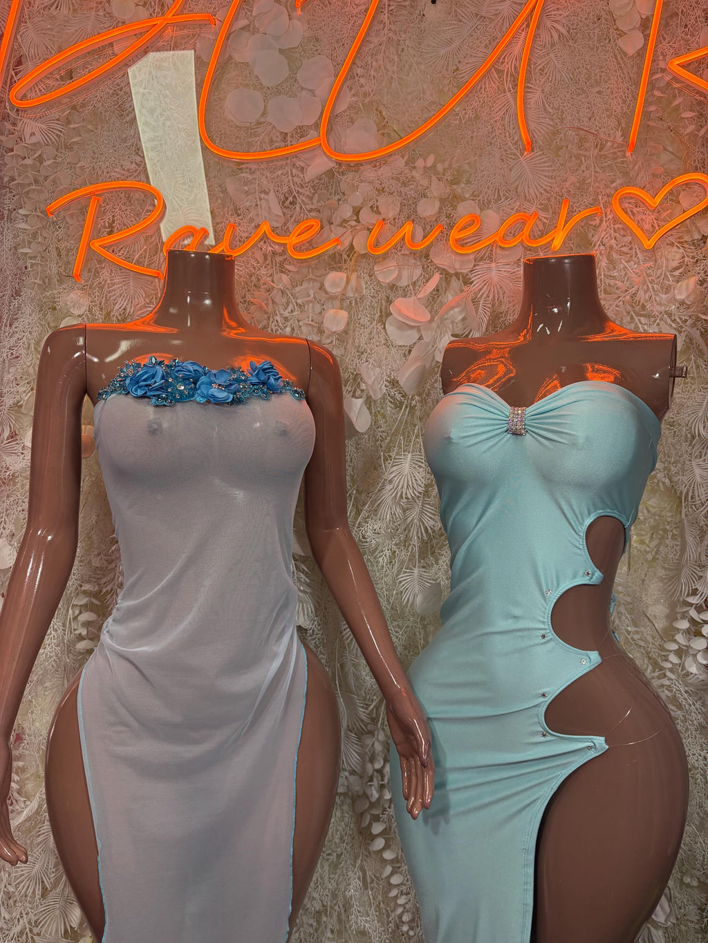 Exotic Dancewear Gown Teal - Elegant, Date Night Dress, Formal Evening Maxi Clubwear Dress