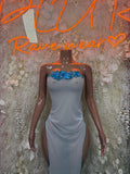 Exotic Dancewear Gown Mesh - Elegant, Date Night Dress, Formal Evening Maxi Clubwear Dress