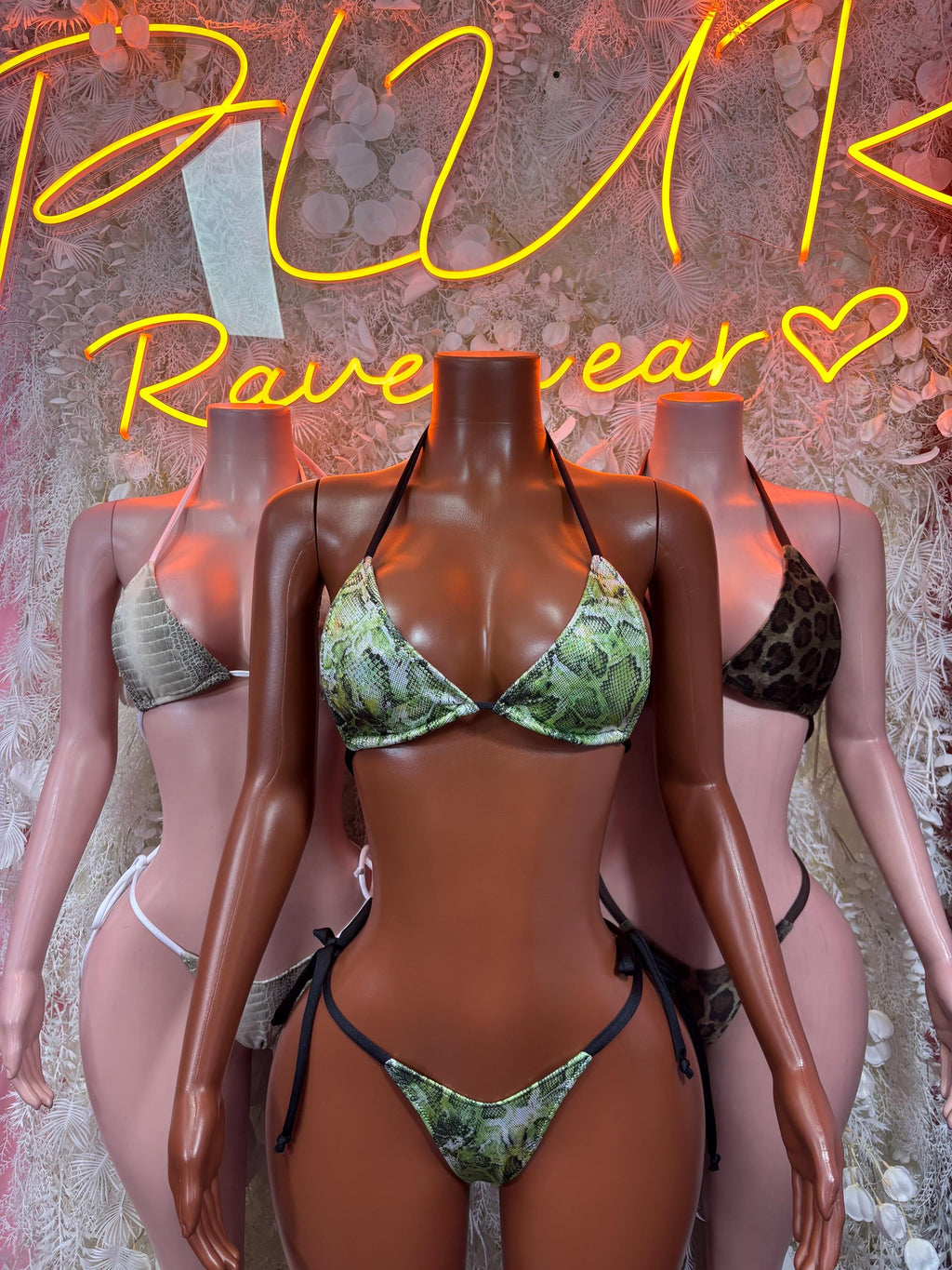 Leopard Print  Bikini Rave Festival Outfit,Swimwear  Exotic Dancewear, Pole Dance Costume Bodysuit for Performers
