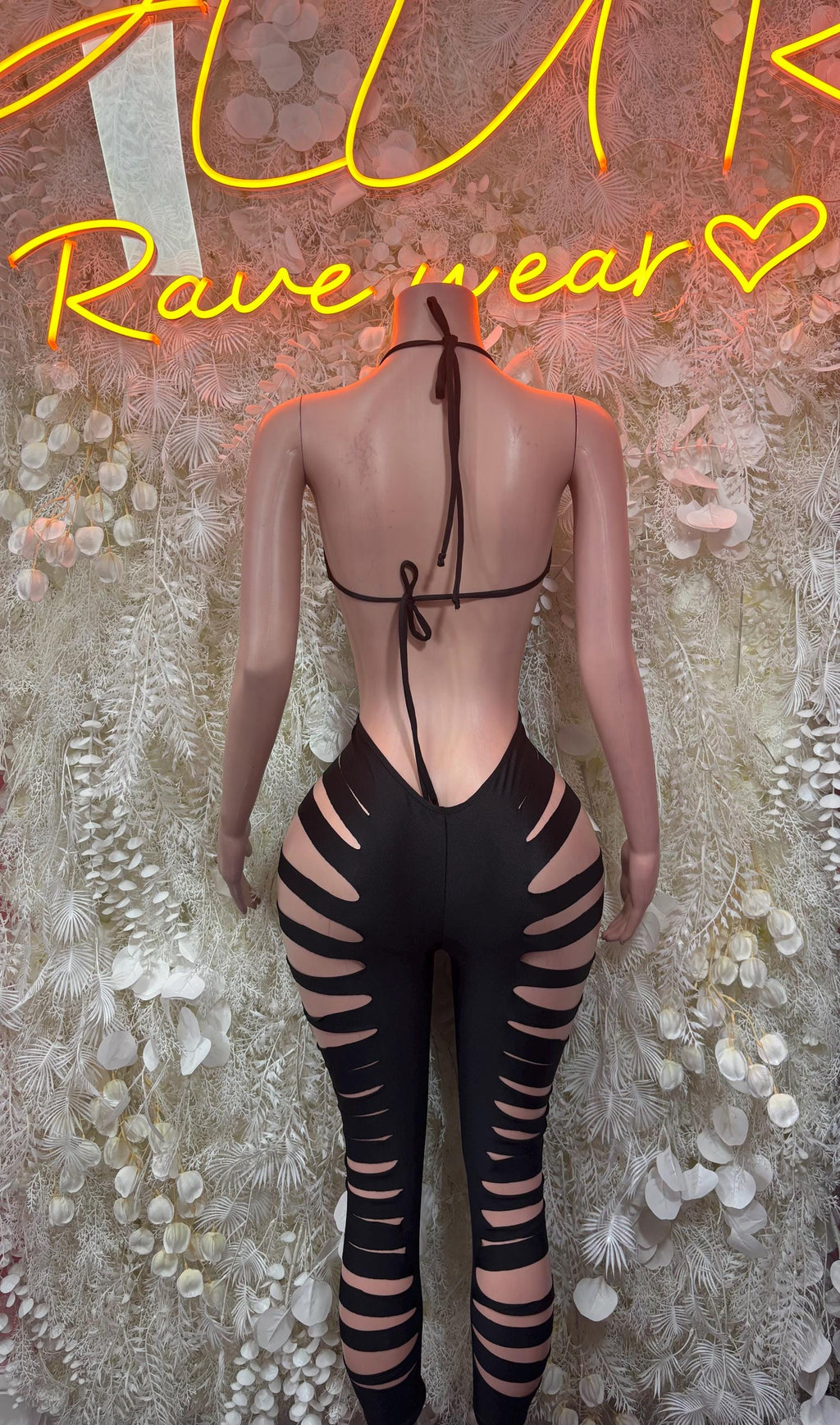 Bottlegirl One-Piece Bodysuit Black | Exotic Dancewear for Performers, Raves, & Festival Clothing