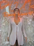White Flowy Gown for Women - Elegant Dancewear, Date Night Dress, Formal Evening Maxi