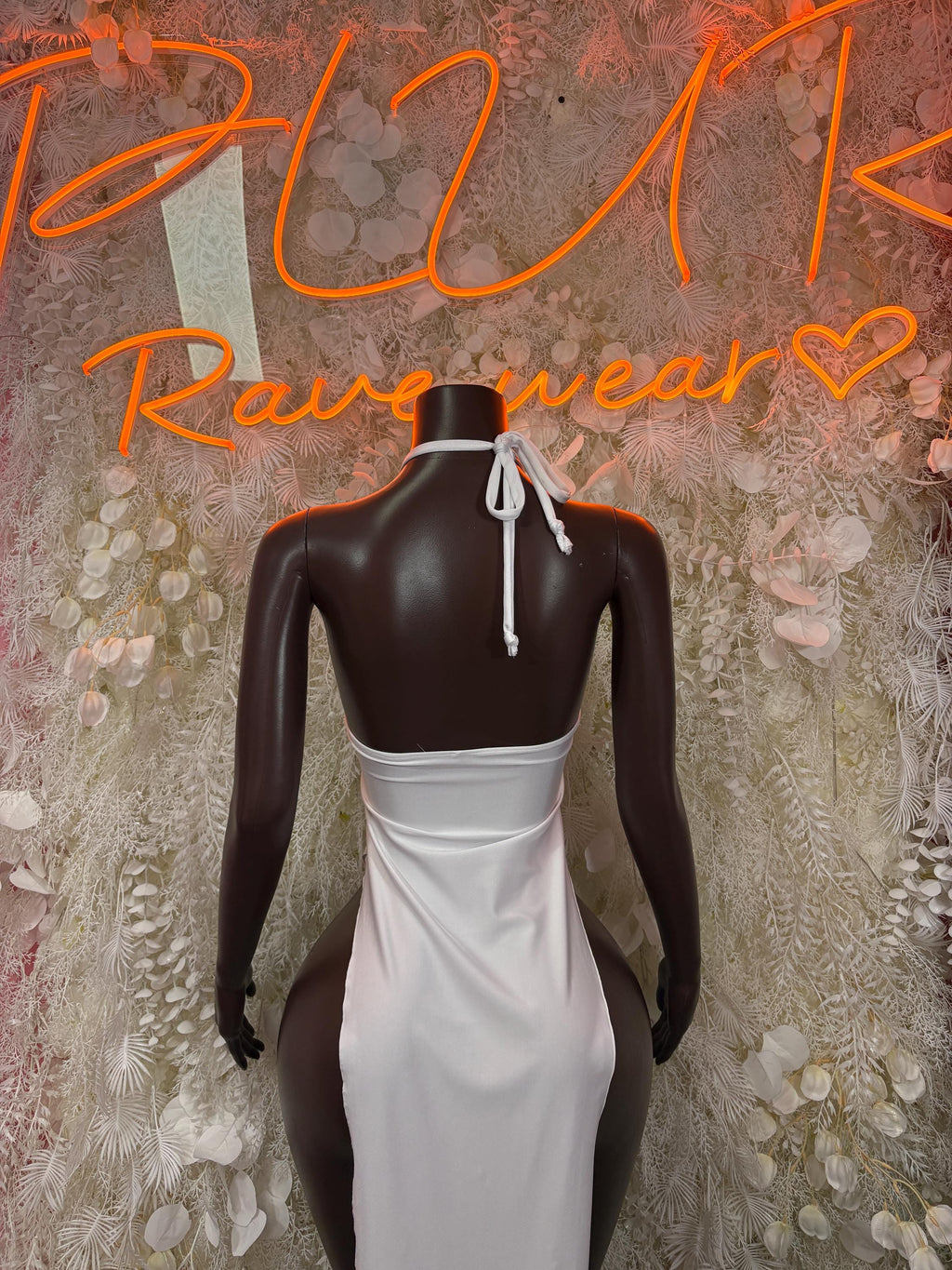 Exotic Dancewear White Gown for Women - Elegant, Date Night Dress, Formal Evening Maxi - image 2