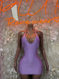 Summer Lilac Mini Dress  One Piece  – Exotic Dancewear  & Rave Wear Festival Dress Club Outfit