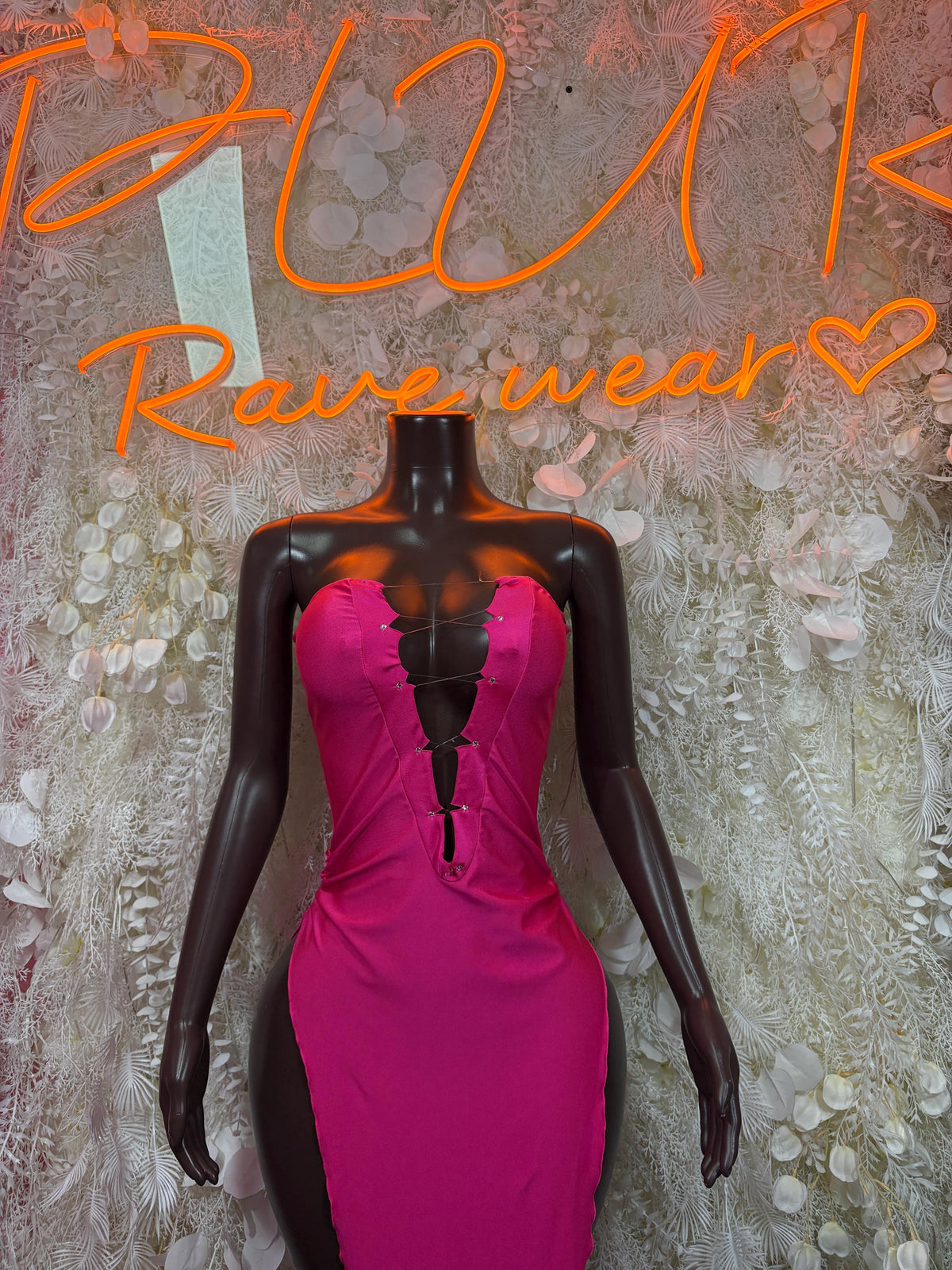 Pink Festival Gown - Exotic Dancewear Elegant, Date Night Dress, Formal Evening Maxi