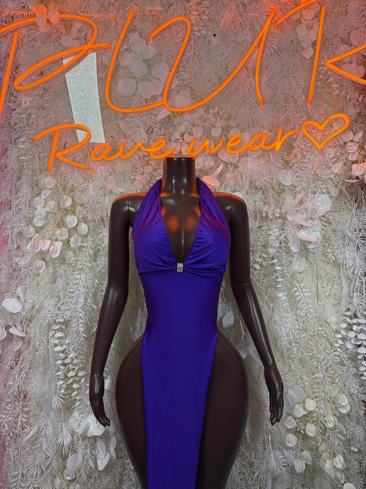 Purple Gown - Exotic Dancewear Elegant, Date Night Dress, Formal Evening Maxi Womens Clothing