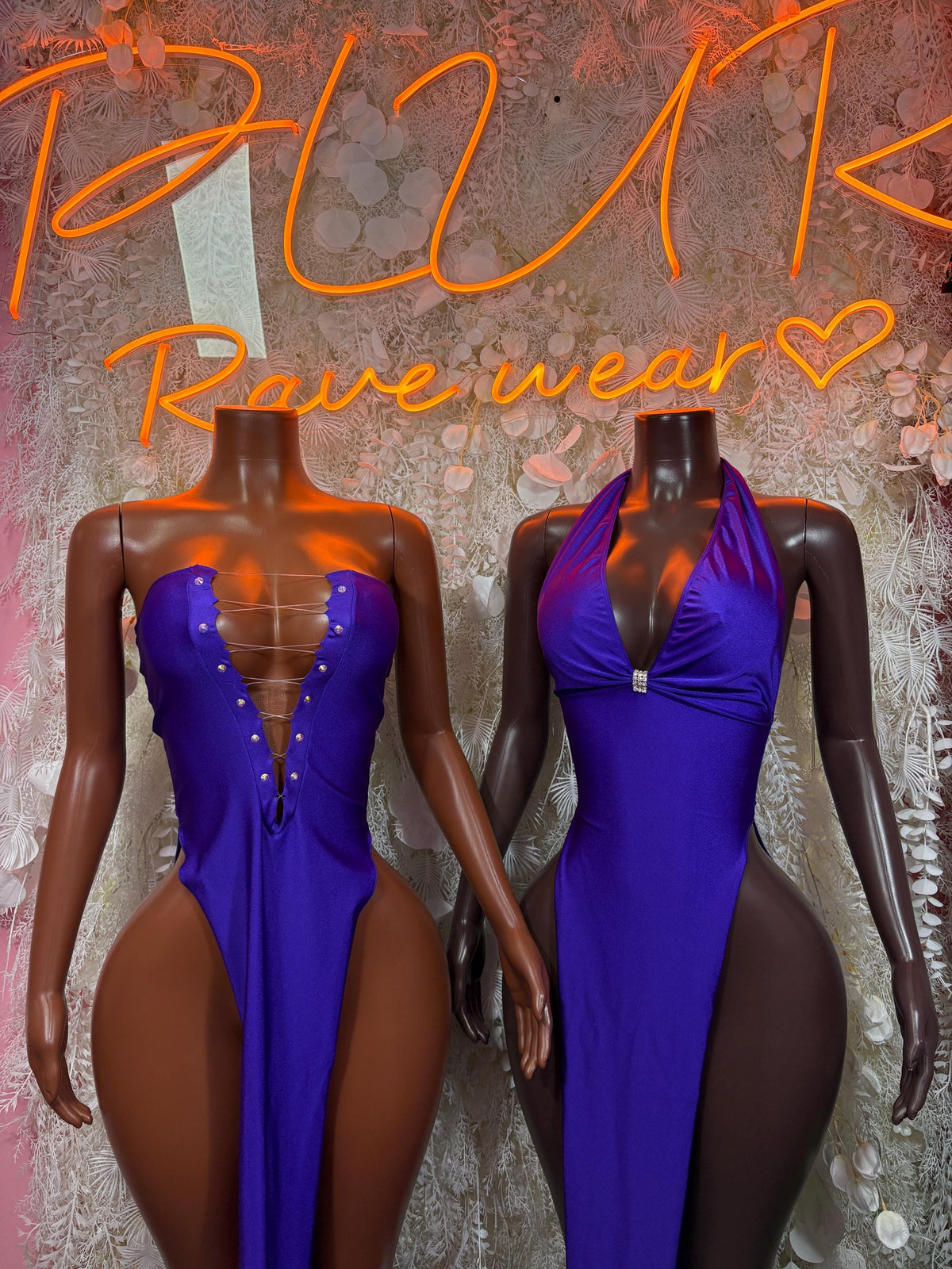 Purple Gown - Exotic Dancewear Elegant, Date Night Dress, Formal Evening Maxi Womens Clothing - image 3