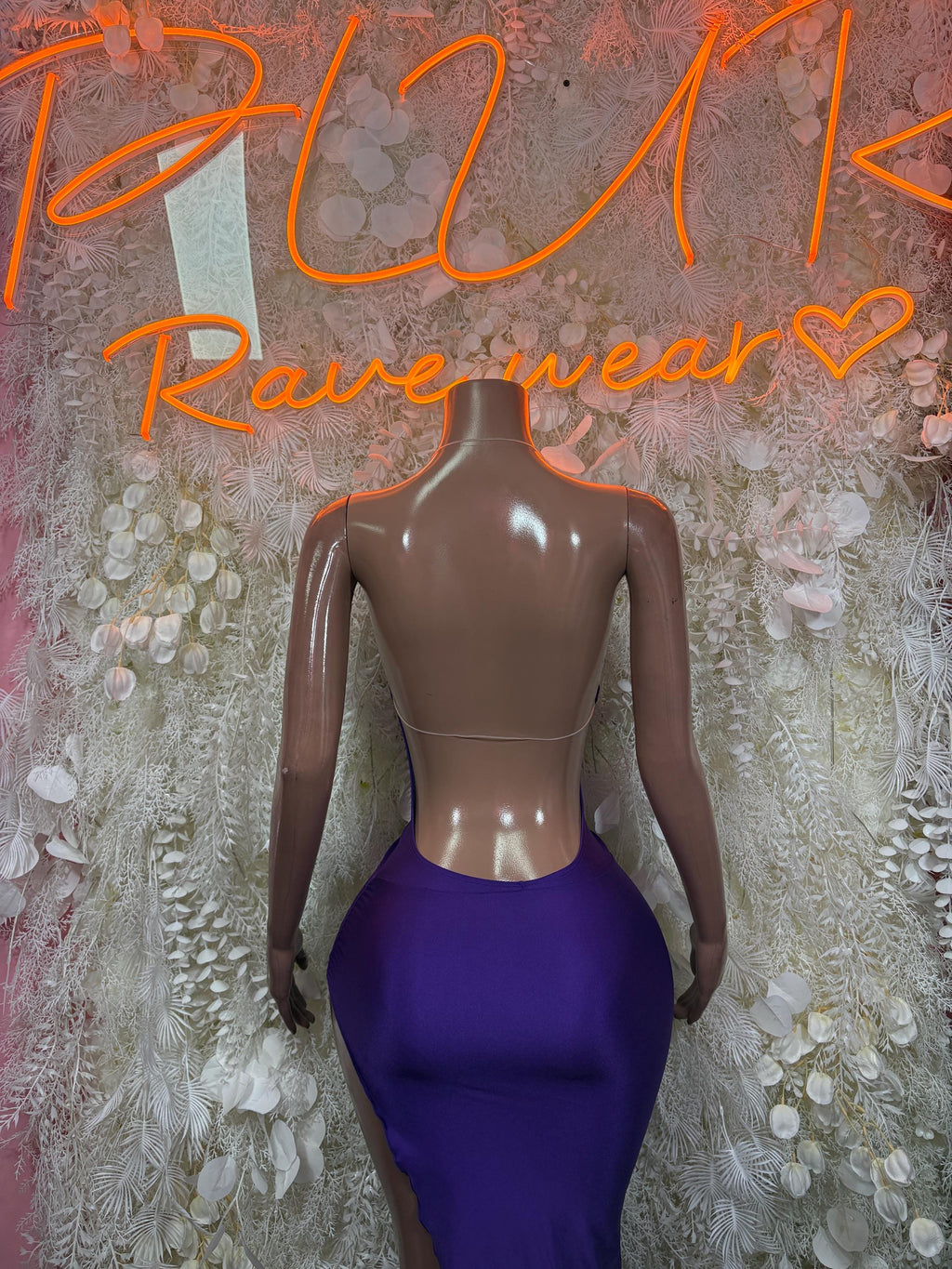 Purple Gown - Exotic Dancewear Elegant, Date Night Dress, Formal Evening Maxi Womens Clothing - image 2