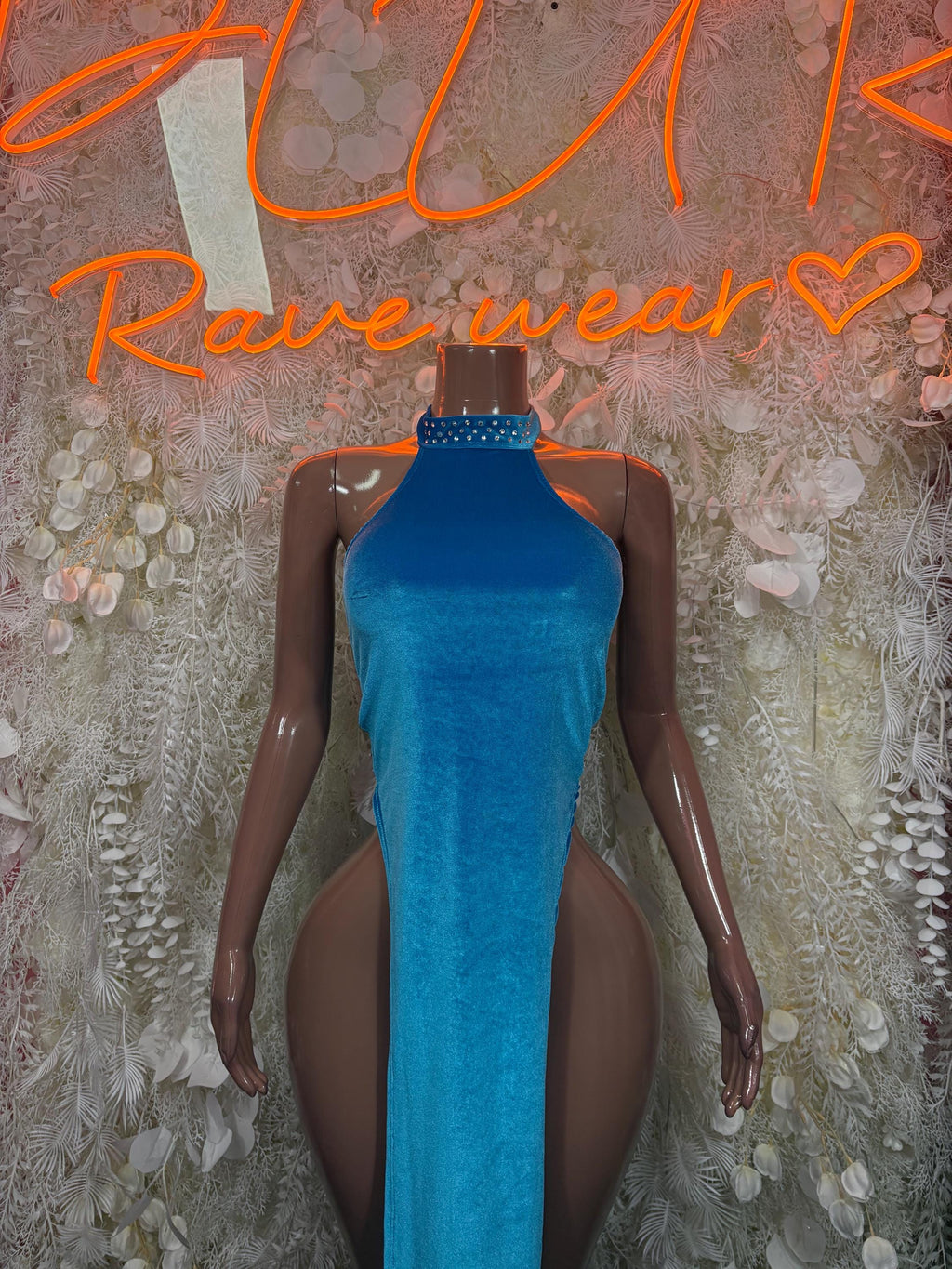 Velvet Teal Dancewear Gown - Elegant, Date Night Dress, Formal Evening Maxi Clubwear Dress