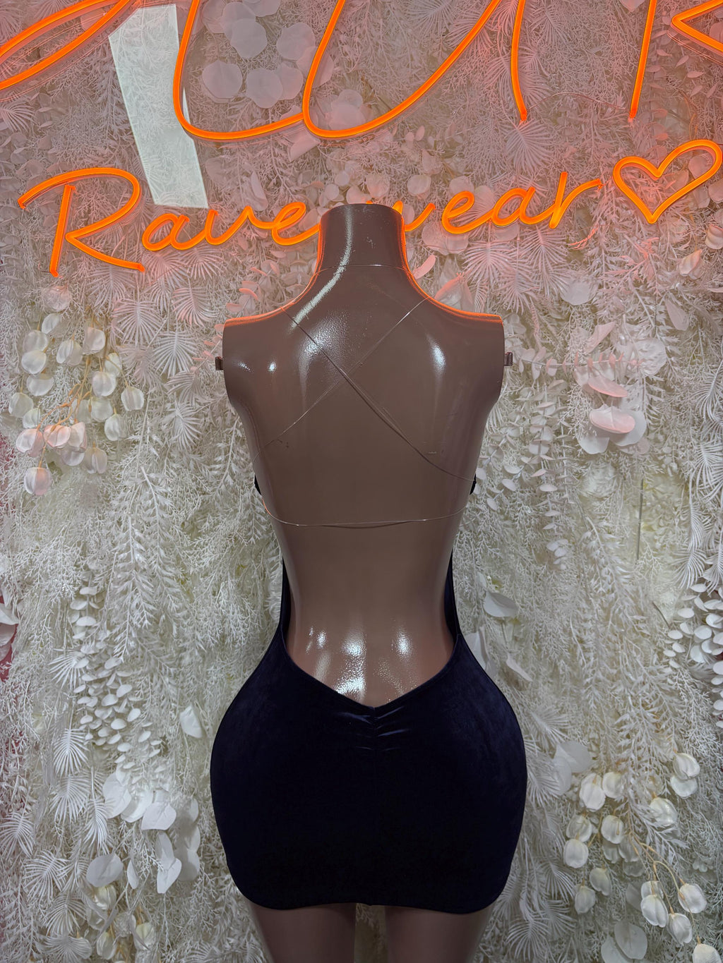 Dancewear Purple Dress - Mini Club Rave Outfit,  Party Bodysuit Dress