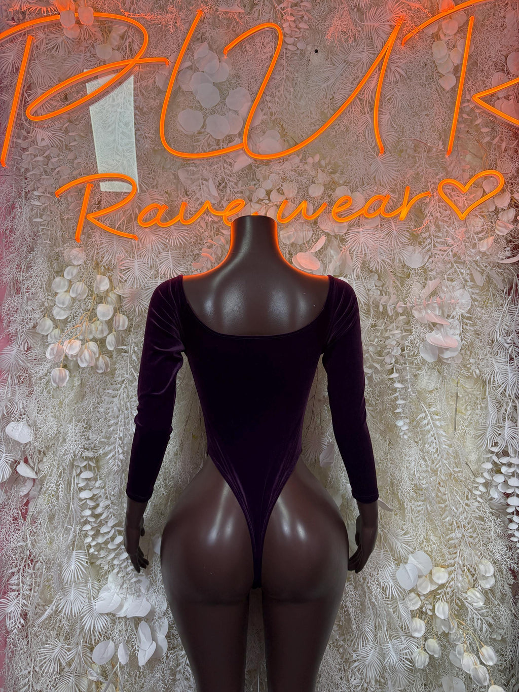 Bottlegirl One-Piece Bodysuit - Purple Velvet | Exotic Dancewear for Performers, Raves, & Festival Clothing