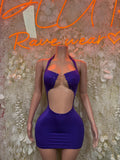 Purple Mini Dress One Piece  – Exotic Dancewear & Rave Wear Festival Dress Club Outfit