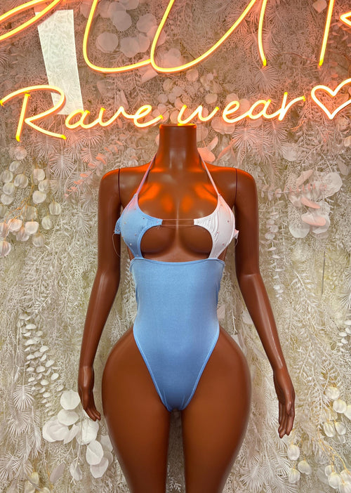 Argentina Flag One-Piece Swimsuit | Festival Beachwear Carnival Outfit