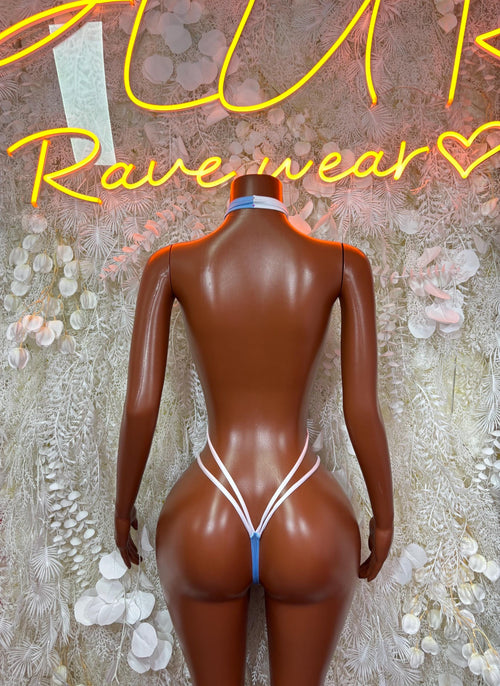 Argentina Flag One-Piece Swimsuit | Festival Beachwear Carnival Outfit - image 2