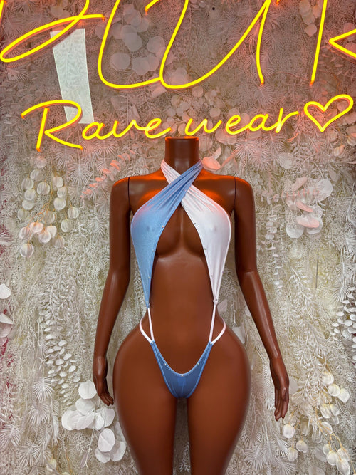 Argentina Flag One-Piece Swimsuit | Festival Beachwear Carnival Outfit
