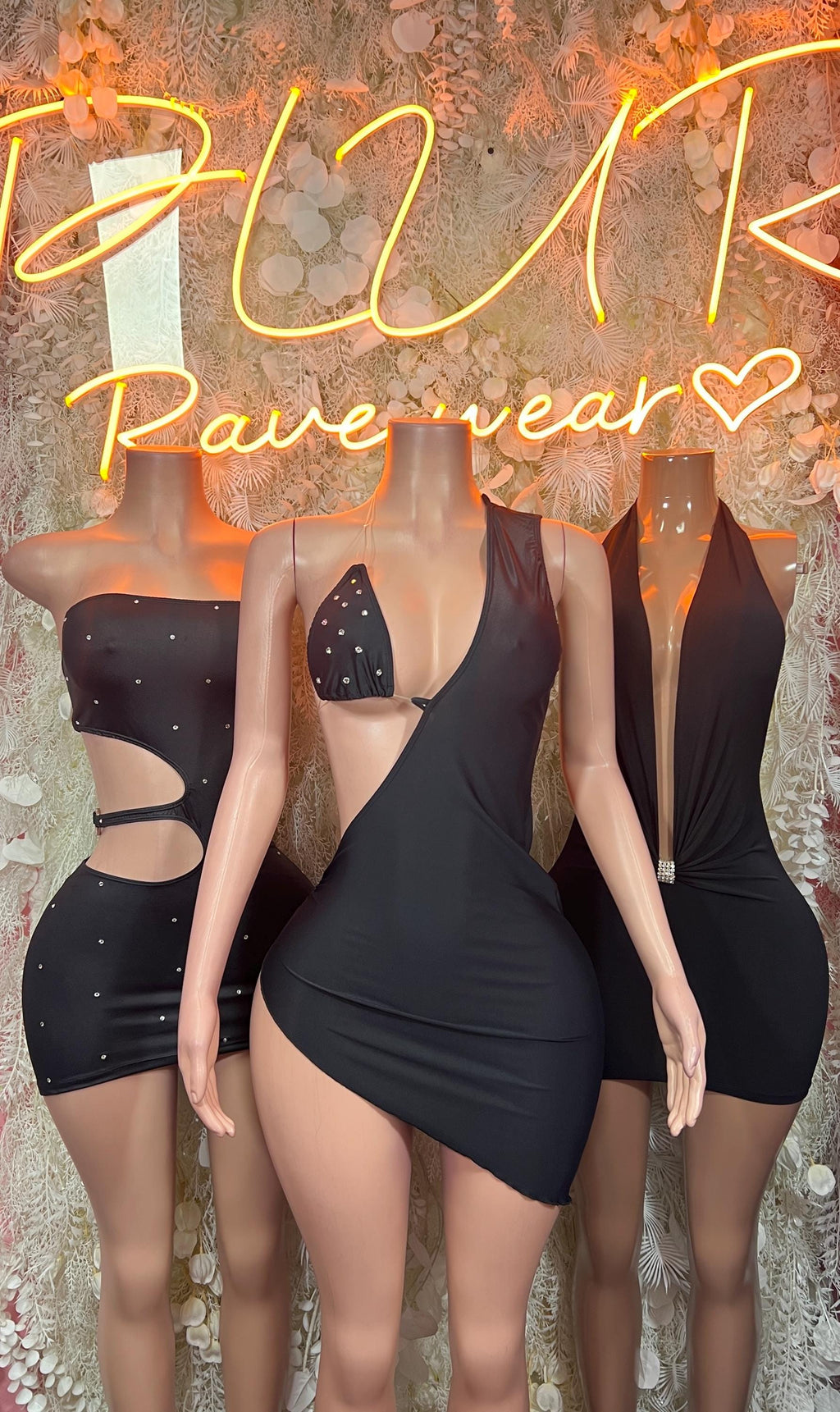 Black Dress Date Night | Rave Dress for Performers, & Festival Clothing Exotic Dancewear - image 3