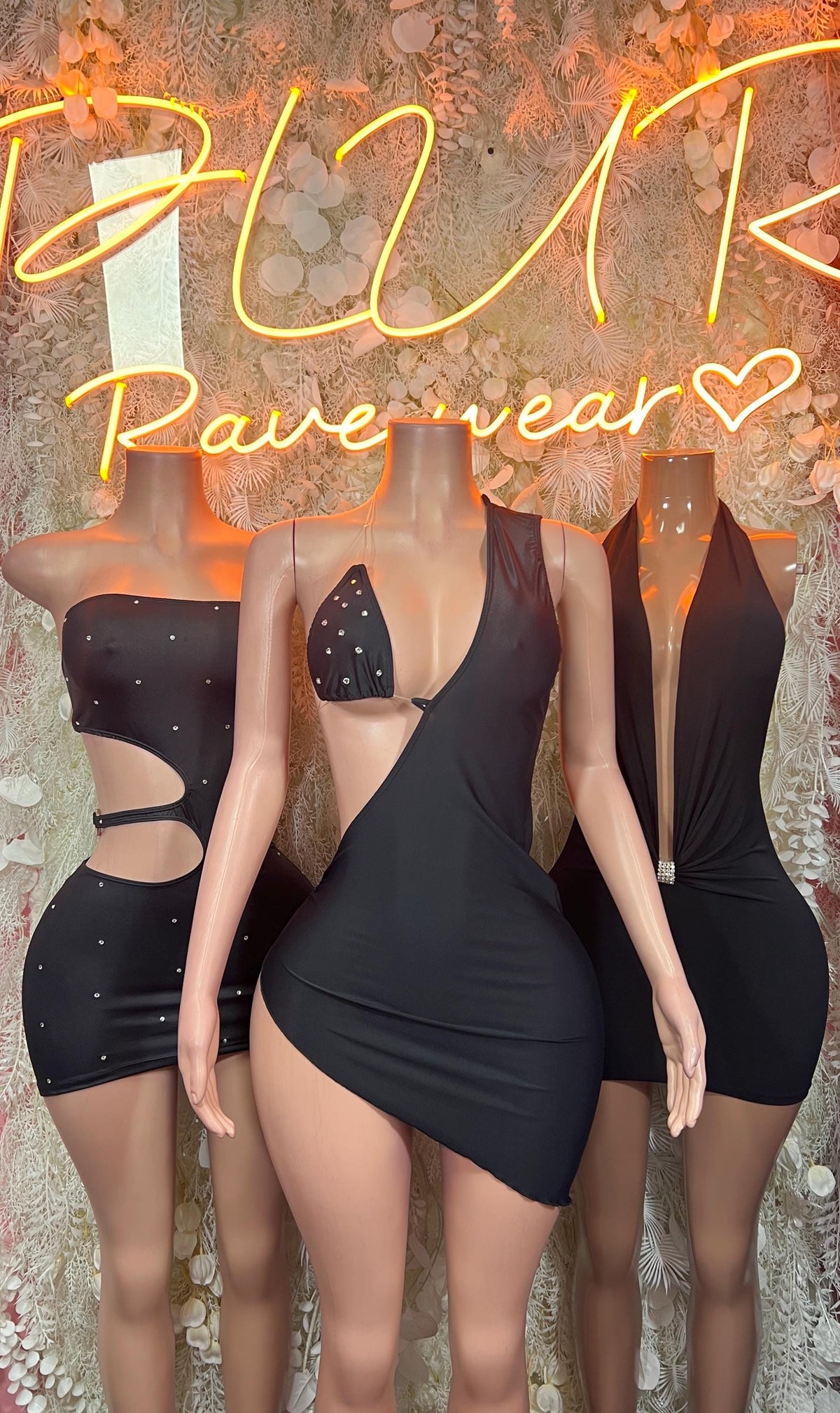 Black Dress Date Night | Rave Dress for Performers, & Festival Clothing Exotic Dancewear - image 3