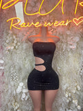 Black Dress Date Night | Rave Dress for Performers, & Festival Clothing Exotic Dancewear