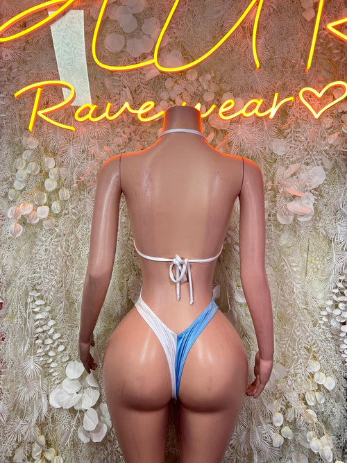 Argentina Flag Bodysuit Soccer One-Piece Outfit | Festival Beachwear Costume - image 2