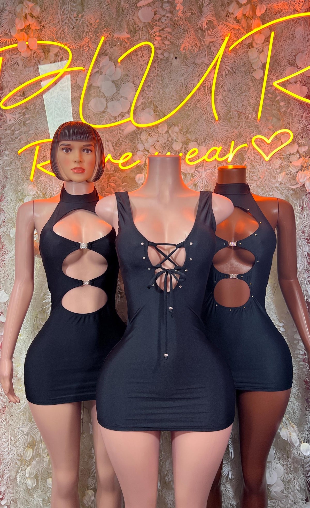 Black Dress Date Night | Rave Dress for Performers, & Festival Clothing Exotic Dancewear - image 3