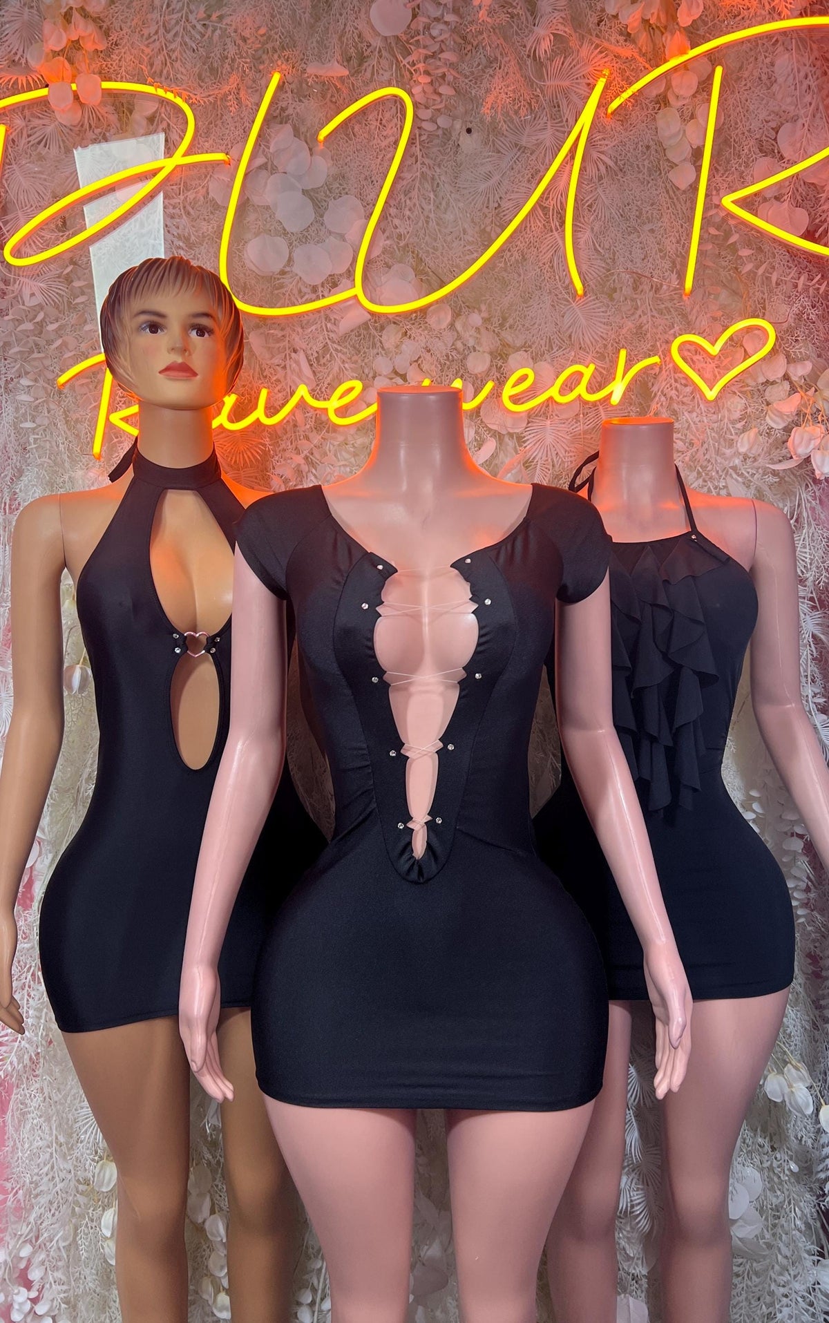 Black Dress Date Night | Rave Dress for Performers, & Festival Clothing Exotic Dancewear - image 3