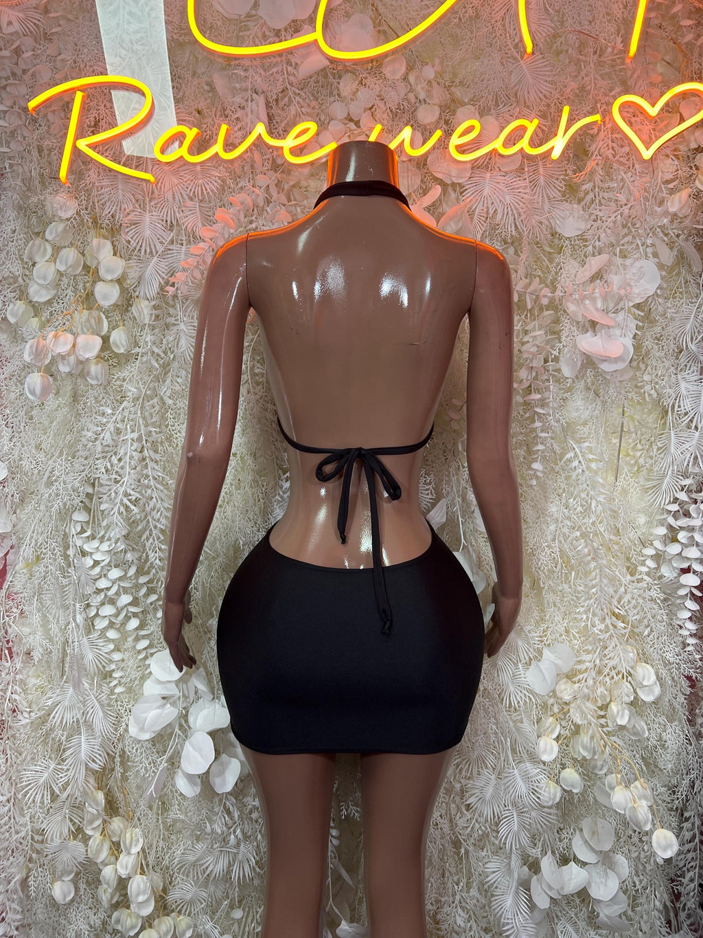 Black Dress - Date Night Club Dress | Rave Festival Exotic Dancewear Clubwear Bottle Girl Ravewear - image 2