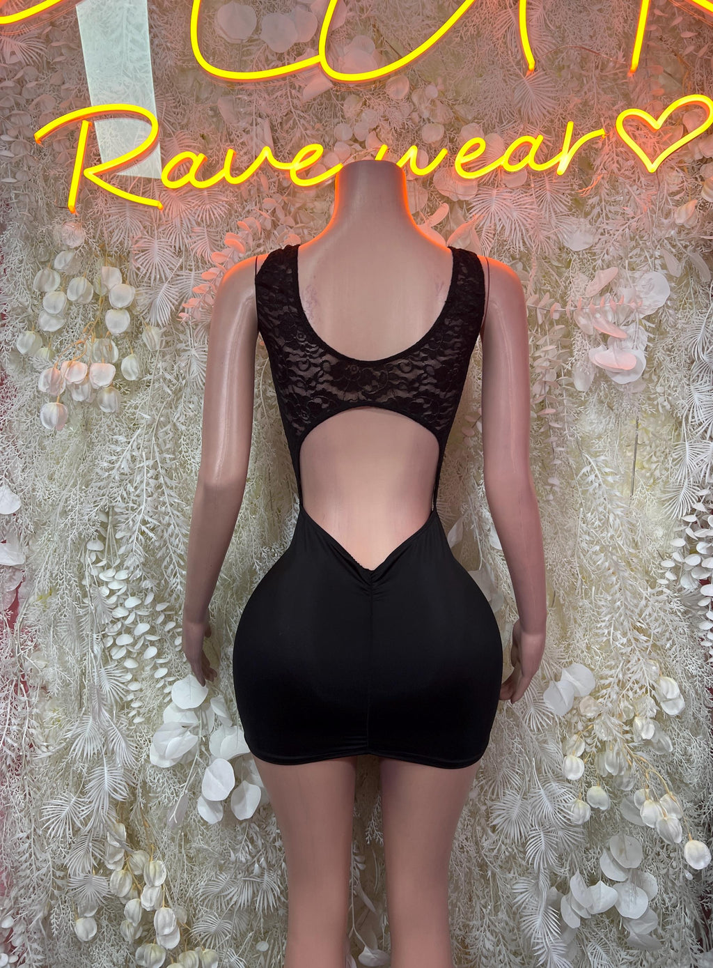Black Dress - Date Night Club Dress | Rave Festival Exotic Dancewear Clubwear Bottle Girl Ravewear - image 2
