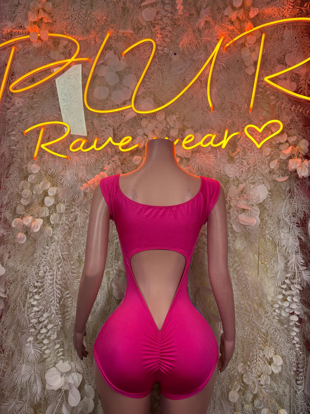 Holographic Tie Dye Romper Bodysuit: Lace-Up Front, Rave Outfit - image 2